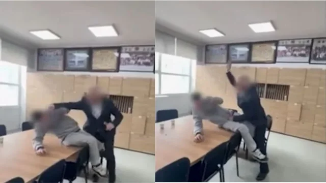 &ldquo;Ndalu, ndalu&rdquo;/ Video virale n&euml; rrjet, m&euml;suesi dhunon