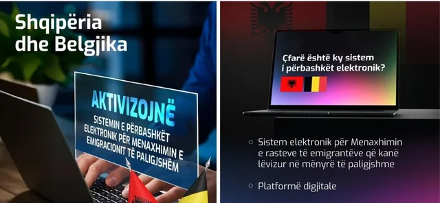 Shqip&euml;ria dhe Belgjika aktivizojn&euml; sistemin e p&euml;rbashk&euml;t