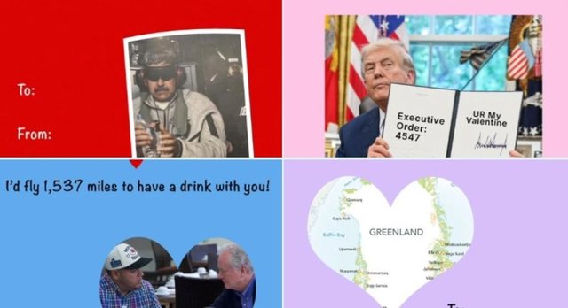 Shtëpia e Bardhë feston Shën Valentinit, duke treguar