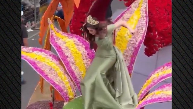 VIDEO virale/ Momenti kur Miss Universe rr&euml;zohet n&euml; nj&euml; festival