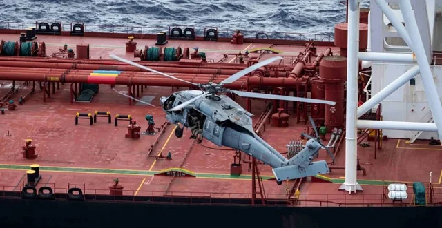 SHBA kap anijen cistern&euml; Veronica III n&euml; Oqeanin Indian, e cila i