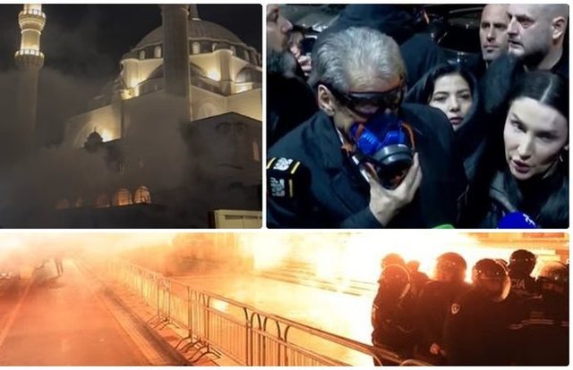 U q&euml;llua n&euml; kok&euml;, protestuesi p&euml;rfundon te Trauma, probleme