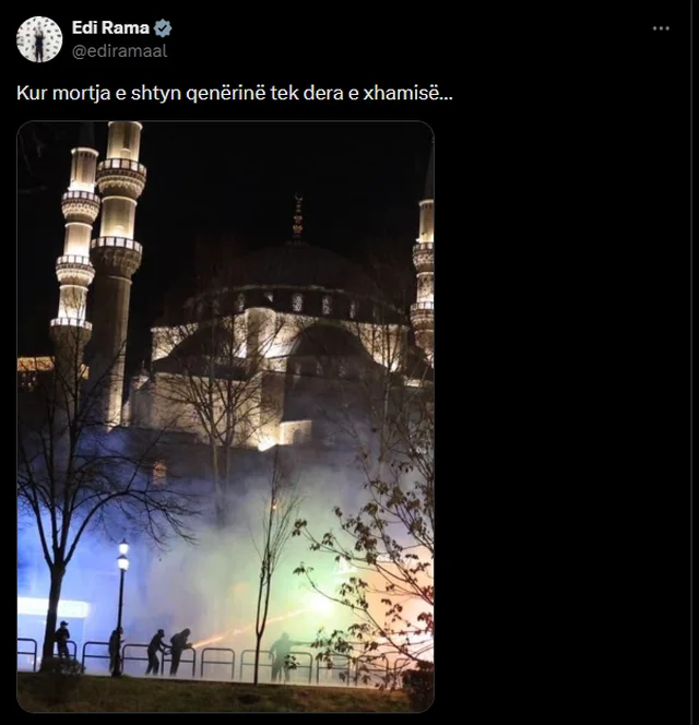 Rama reagon p&euml;r protest&euml;n e opozit&euml;s: Kur mortja e shtyn...