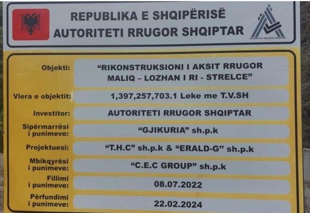 Plasaritje të thella në rrugën Maliq–Gramsh, rrezikohet