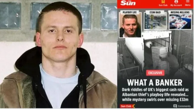 Grabitja 53 milion stërlina/ “Bankieri” tropojan jetë