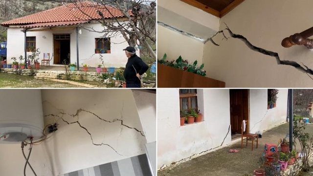 Shkarjet, në Paftal të Beratit një banesë rrezikon shembjen!