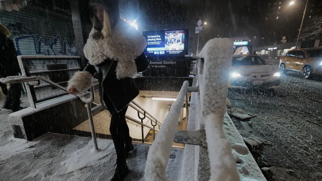 Reshje t&euml; dendura d&euml;bore godasin Nju Jorkun imazhet