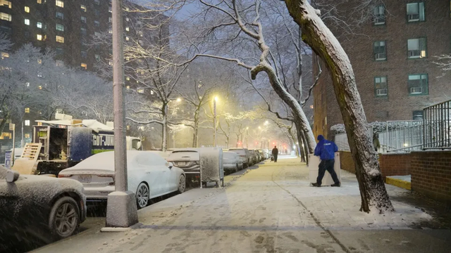 Reshje t&euml; dendura d&euml;bore godasin Nju Jorkun imazhet
