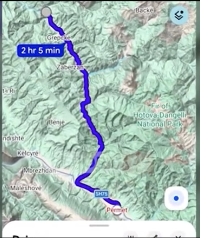 Aksi nacional Skrapar-P&euml;rmet mbeti prej vitesh n&euml; let&euml;r! Rruga