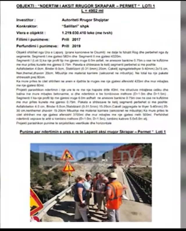 Aksi nacional Skrapar-P&euml;rmet mbeti prej vitesh n&euml; let&euml;r! Rruga