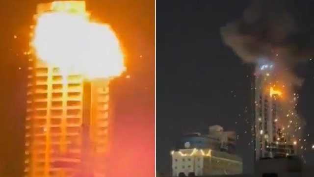 Trazirat n&euml; Lindjen e Mesme, pamje nga momenti kur nj&euml; dron iranian