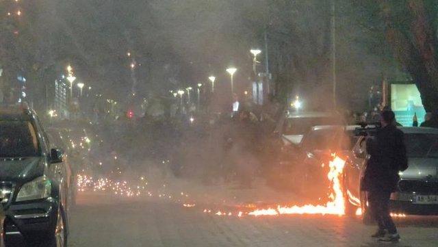 &Ccedil;far&euml; nuk u pa nga protesta e djeshme e PD, militant&euml;t e