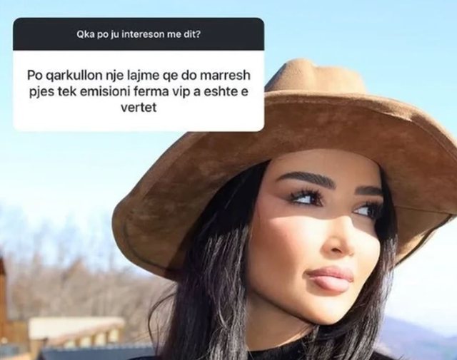 Nga Big Brother n&euml; Ferma Vip, Xheneta Fetahu pjes&euml; e edicionit t&euml;