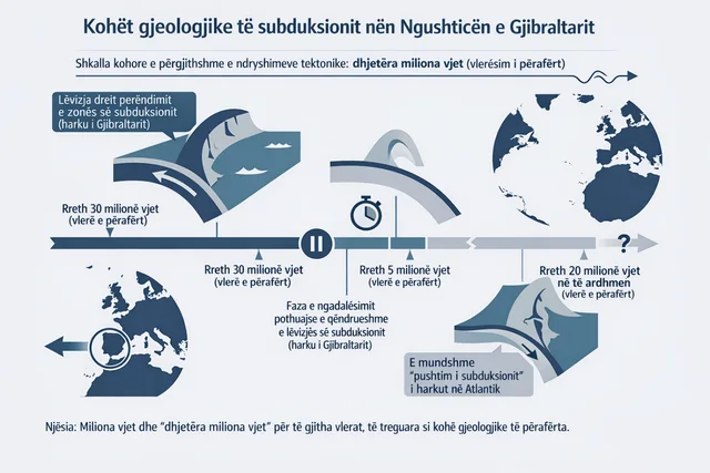 Ngushtica e Gjibraltarit po zhduket? Roli i pllakave tektonike dhe skenari