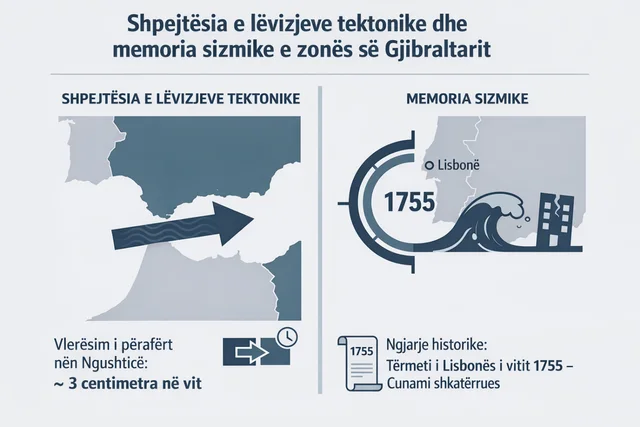 Ngushtica e Gjibraltarit po zhduket? Roli i pllakave tektonike dhe skenari