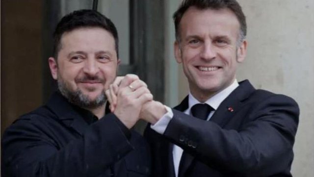 Takimi n&euml; Paris, Macron: Putini gabon n&euml;se mendon se lufta n&euml;