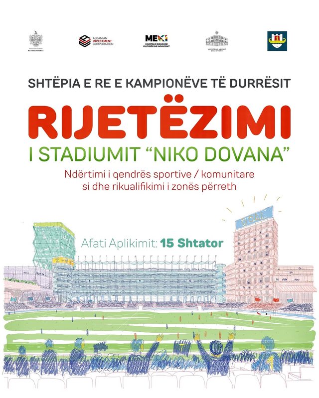 Anulohen garat p&euml;r t&euml; rijet&euml;zuar stadiumet , Durr&euml;s,