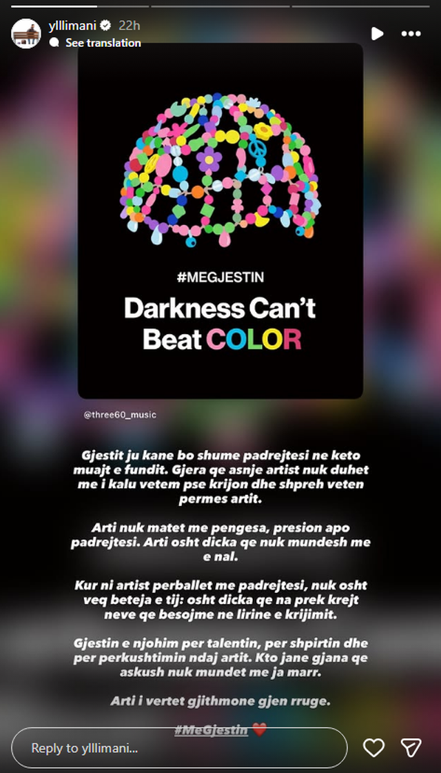 FOTO/ Ylli Limani mbështet Gjestin: Atij i janë bërë