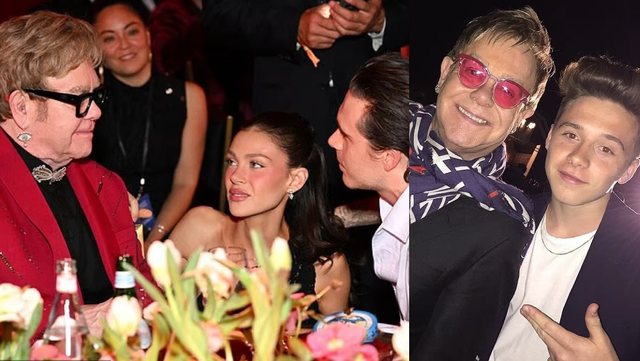 A po p&euml;rpiqet Elton John t&euml; pajtoj&euml; familjen Beckham? Momenti me
