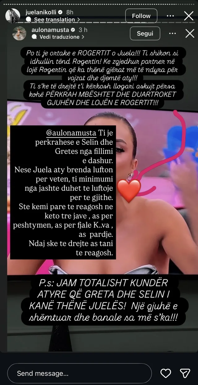 &Ccedil;far&euml; ndodhi? Familjar&euml;t e Juel&euml;s p&euml;rplasen me Aulona