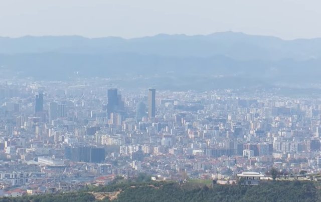 Ndotja e ajrit, Tirana ka nivelin m&euml; t&euml; lart&euml;, zonat m&euml;