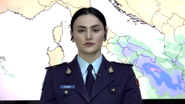 Temperaturat minimale deri n&euml; -3&deg;C, si parashikohet moti n&euml;