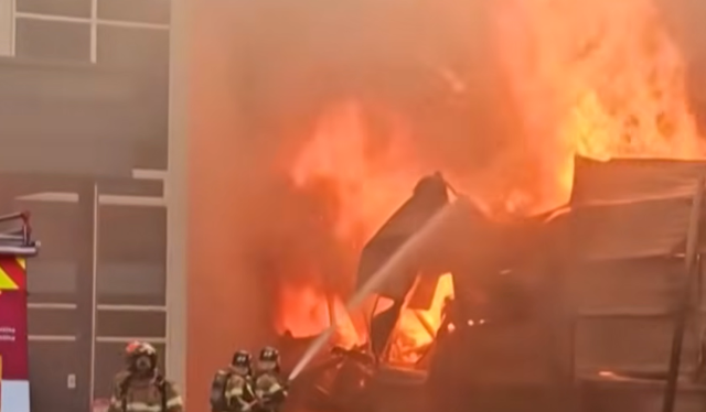 Zjarr masiv në fabrikën e makinave në Korenë e Jugut, 53