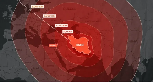 Izraeli publikon hartën: Sa larg mund të arrijnë raketat e Iranit