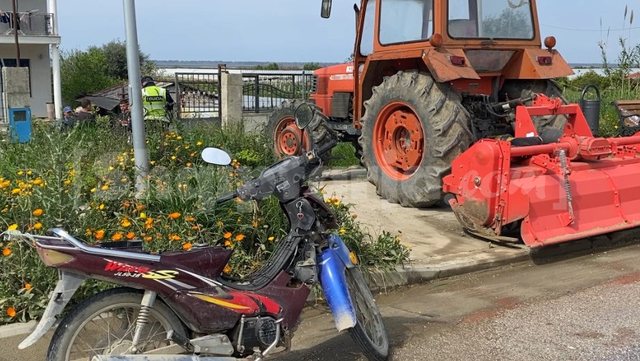 Aksident i r&euml;nd&euml; n&euml; Divjak&euml;, nd&euml;rron jet&euml;