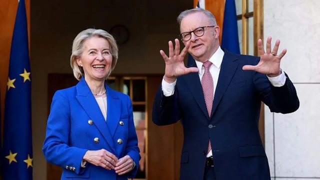 M&euml; shum&euml; mish australian drejt Evrop&euml;s, von der Leyen dhe