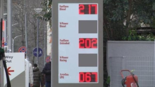 Çmimi i naftës në vend 1 javë i pandryshuar, nga 214-217