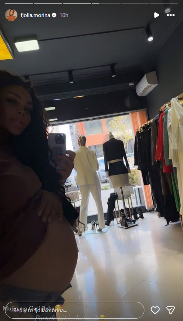 (FOTO) &ldquo;Muajin e n&euml;nt&euml; gati beba&rdquo;/ Fjolla Morina