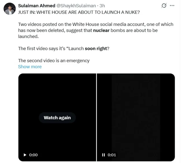 Dy video misterioze n&euml; llogarit&euml; e Sht&euml;pis&euml; s&euml;