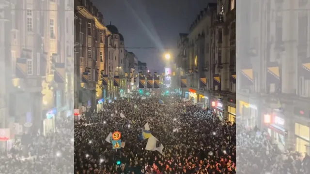 Video/ Pamje mbres&euml;l&euml;n&euml;se, shihni fest&euml;n e &ccedil;mendur