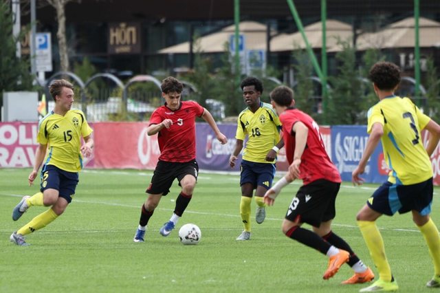 Shqipëria U-16 humbet 2-1 ndaj Suedisë në turneun UEFA