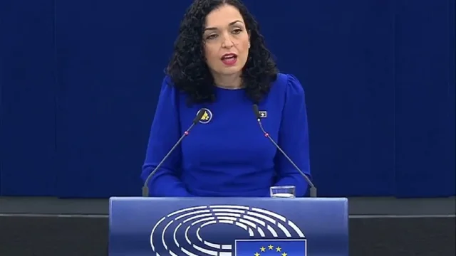 Vjosa Osmani p&euml;rfundon mandatin si presidente, detyra i kalon Albulena