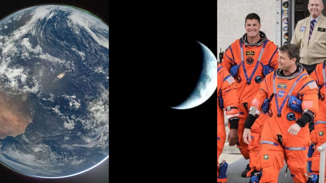 Ekuipazhi i Artemis II kap imazhet e para t&euml; Tok&euml;s nga hap&euml;sira