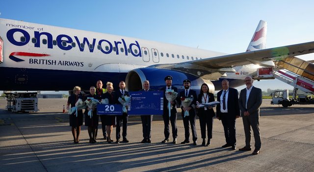 British Airways dhe Aeroporti Nd&euml;rkomb&euml;tar i Tiran&euml;s