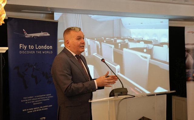 British Airways dhe Aeroporti Nd&euml;rkomb&euml;tar i Tiran&euml;s