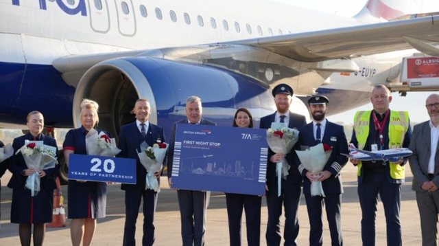 British Airways dhe Aeroporti Nd&euml;rkomb&euml;tar i Tiran&euml;s