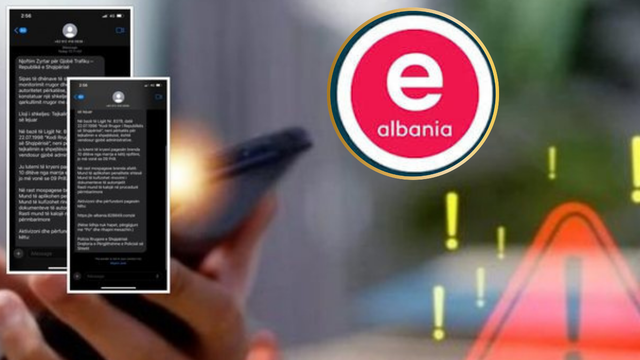 SMS mashtruese në emër të e-Albania për gjobat e