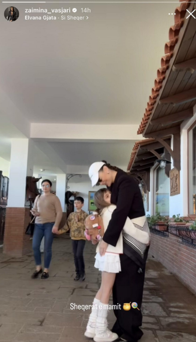 FOTO/ Më në fund Zajmina Vajsjari i bën publike imazhet e dy