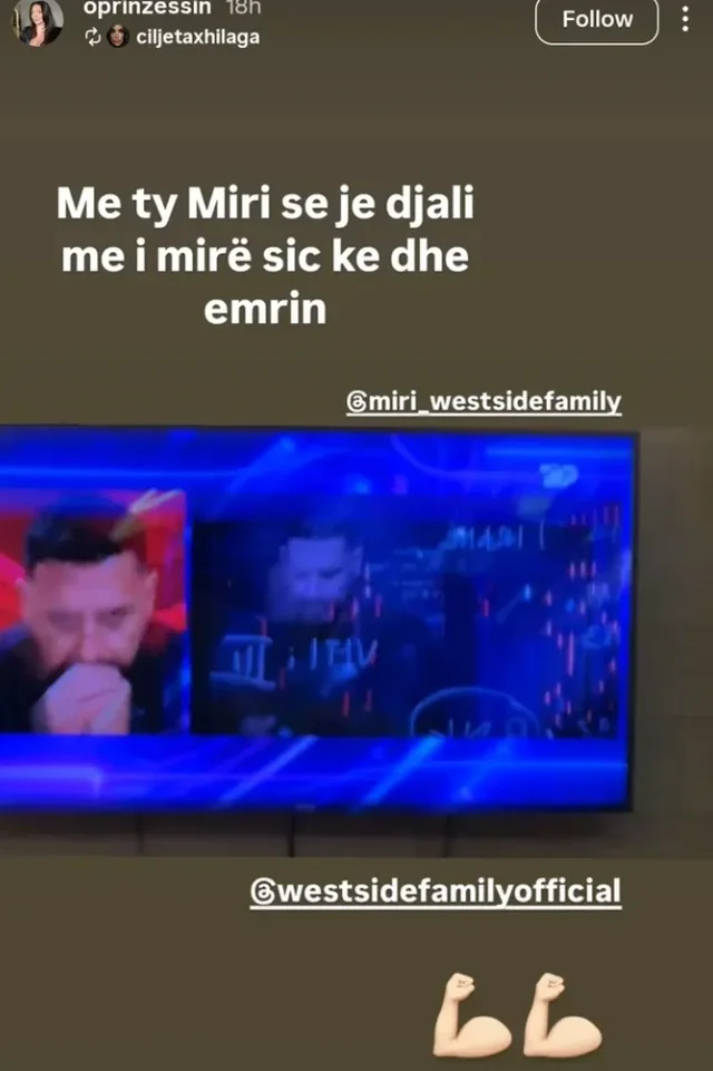 Këngëtarja e njohur në përkrahje të Mirit në Big