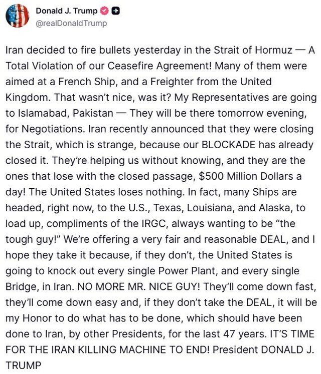 Trump k&euml;rc&euml;non Iranin: N&euml;se s&rsquo;pranoni marr&euml;veshje, do