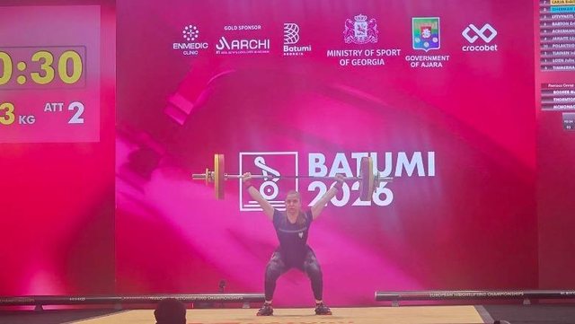 Enkileda Carja shk&euml;lqen n&euml; Kampionatin Europian n&euml; Batumi, thyen