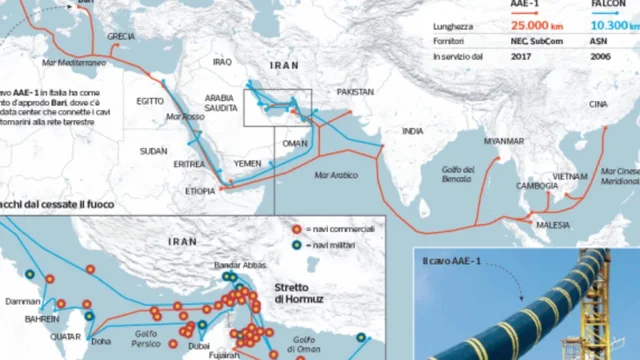 &ldquo;N&euml;se priten kabllot n&euml;nujore n&euml; Hormuz, do t&euml;