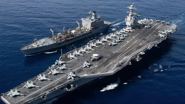 Lufta drejt fundit? Aeroplanmbajt&euml;sja amerikane &lsquo;Gerald Ford&rsquo;