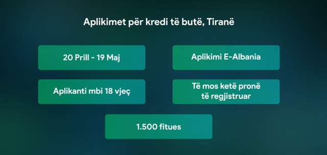 Kredia e bashkis&euml; p&euml;r t&euml; pastreh&euml;t, dy detajet q&euml; ju