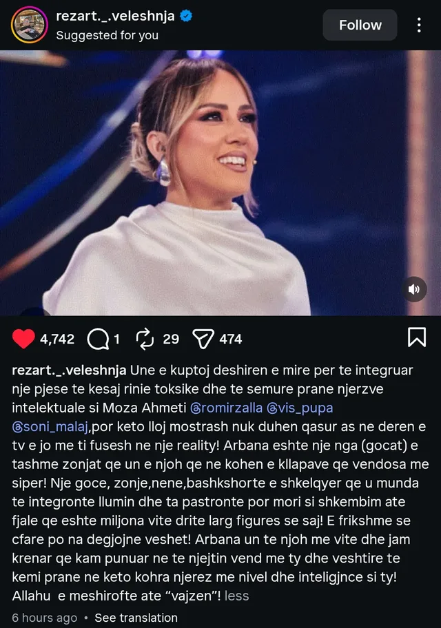 Rezart Veleshnja shp&euml;rthen ashp&euml;r pas situat&euml;s Arbana-Ola n&euml;