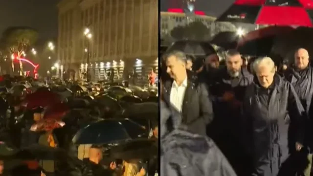 Pas tubimit para Kryeministris&euml;, protestuesit e PD marshojn&euml; drejt